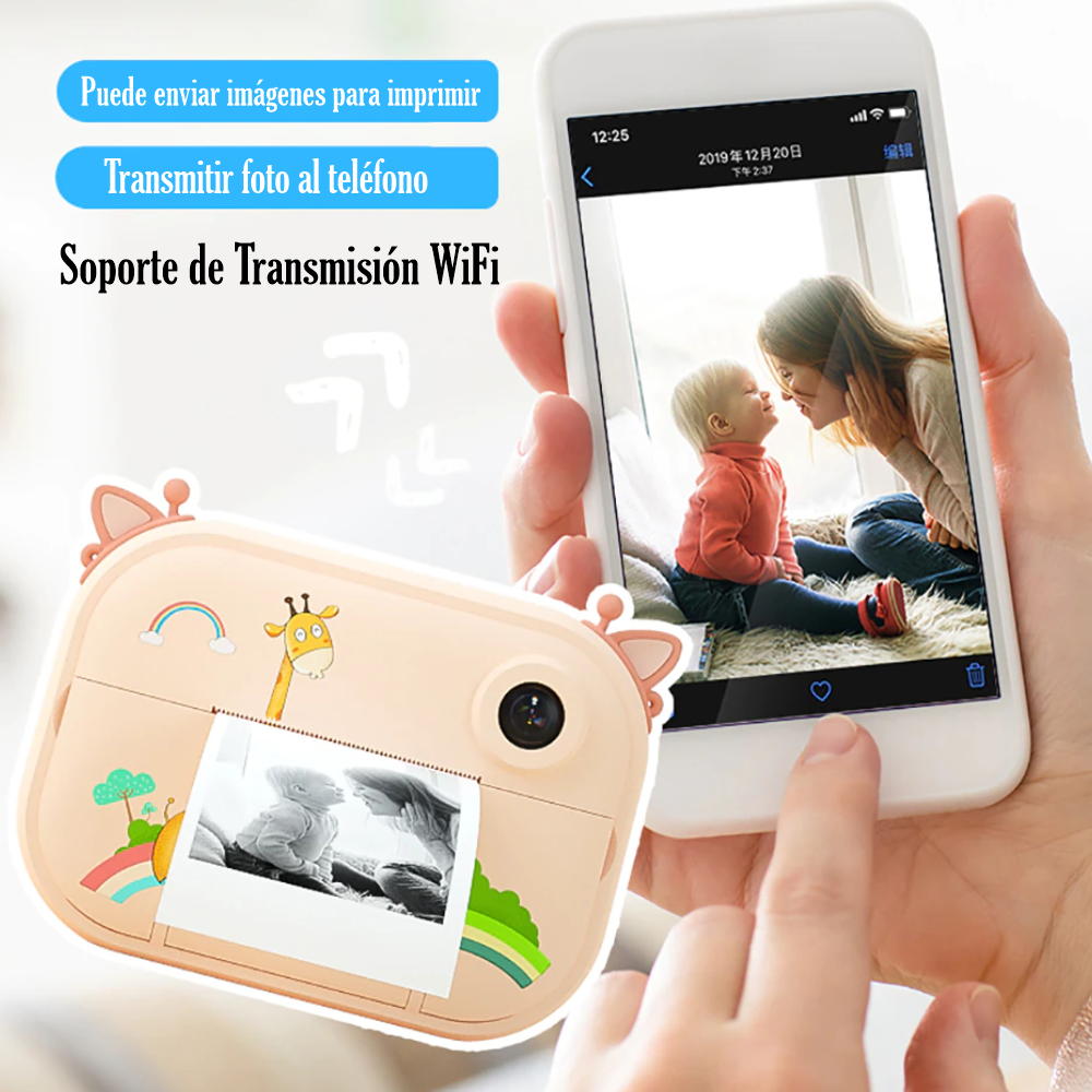 📸 Cámara Instantánea Wifi para Niños INSTA2 📸